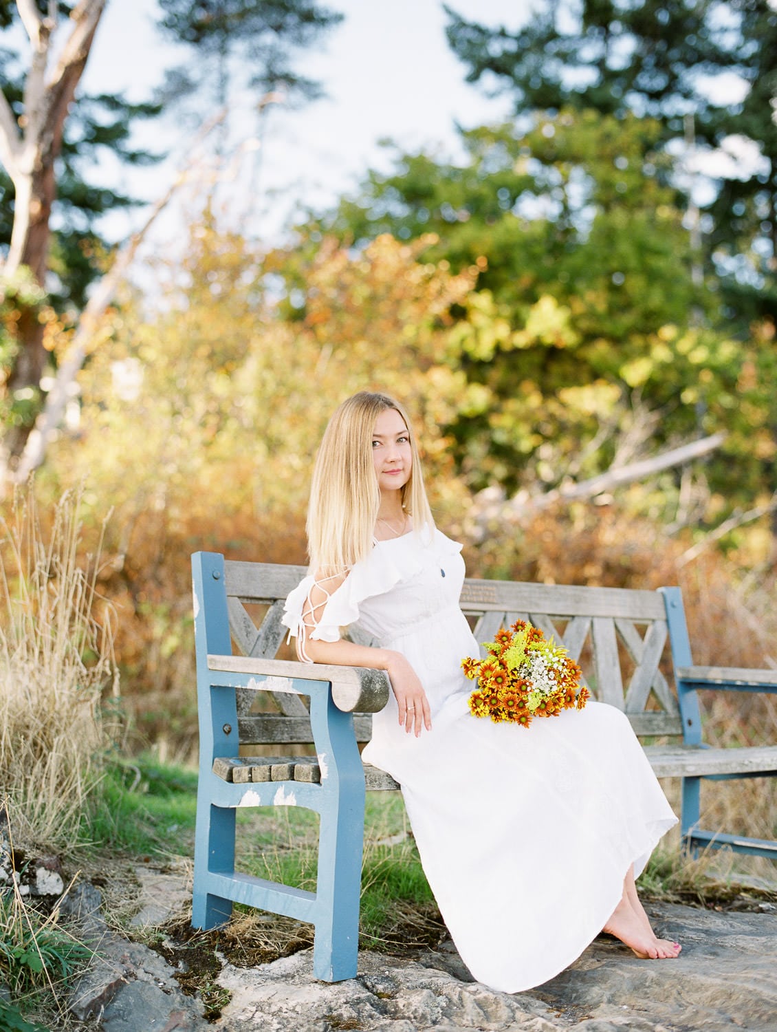 Girl in white dress portrait | Vancouver fine art photographer