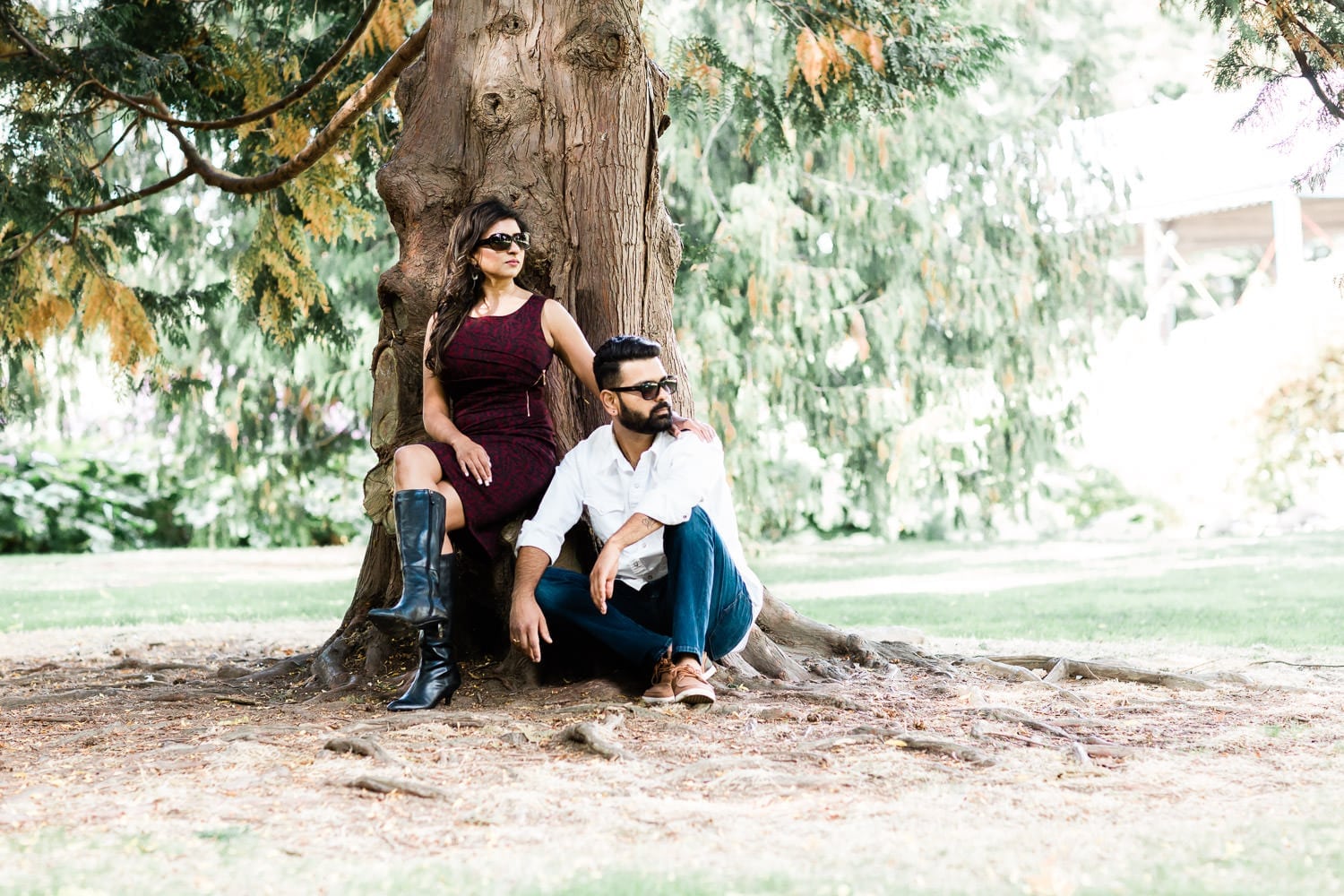 Indian couple engagement photo on Granville Island | Vancouver Indian wedding photographer | Engagements gallery