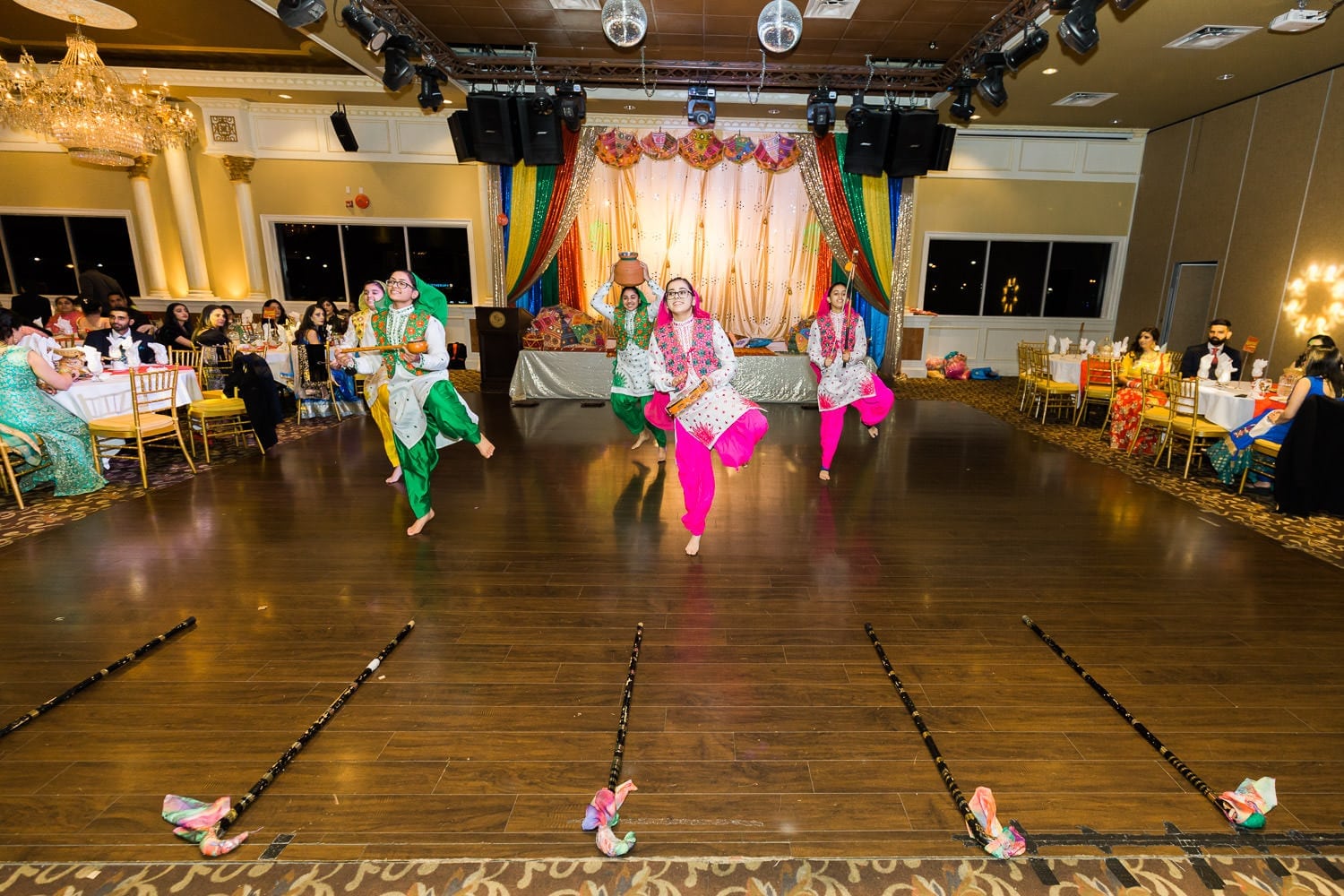 Chura and jaggo in Crown Palace Banquet Hall | Vancouver Indian wedding photographer