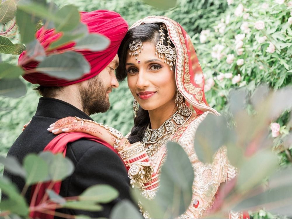 Indian bride and Norwegian groom | Vancouver Indian wedding photographer