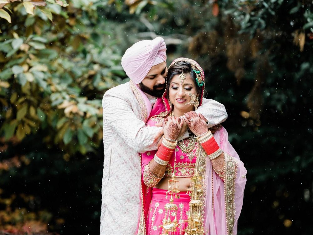 Indian bride and groom | Vancouver Indian wedding photographer